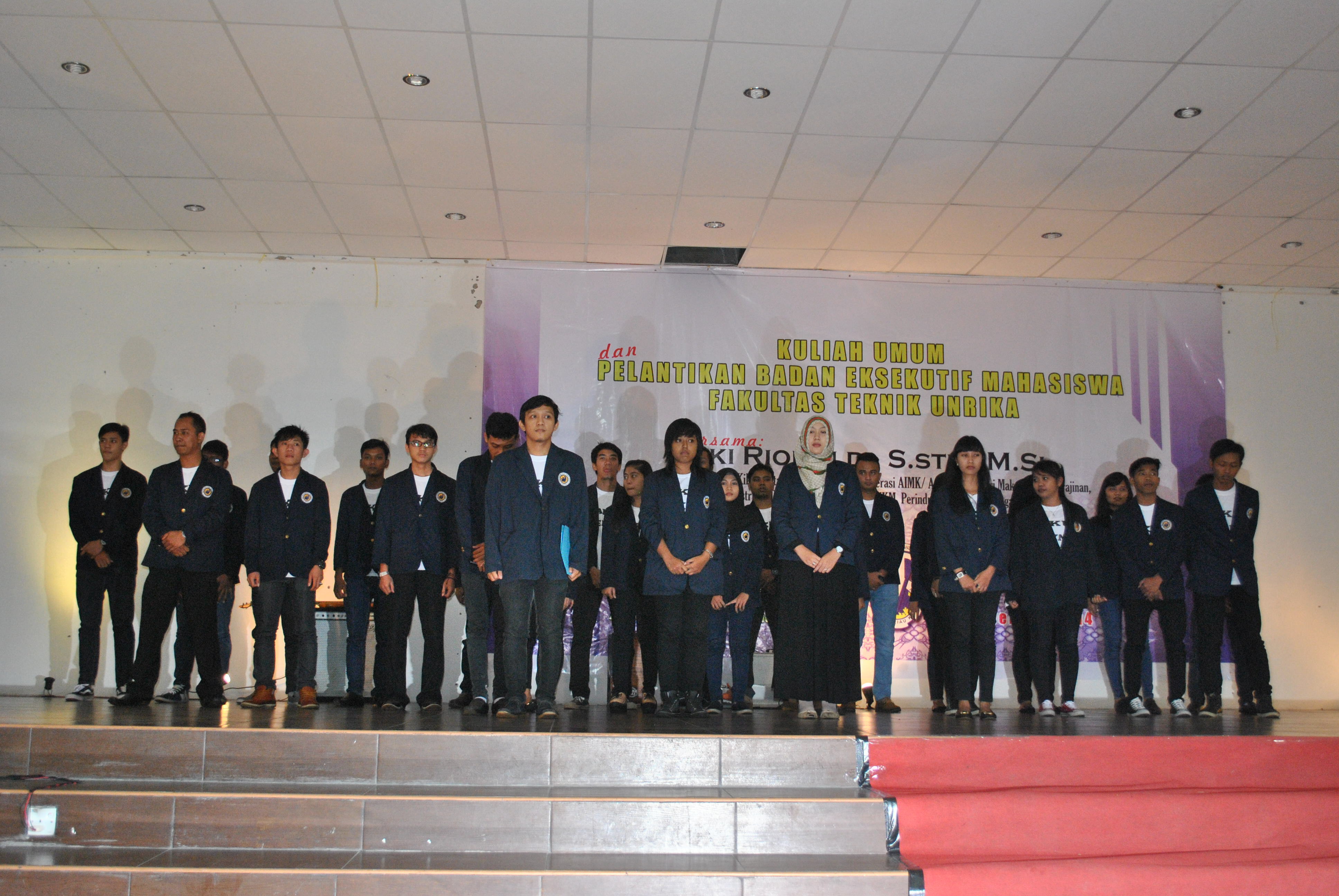 SPIRIT ENTREPRENEUR FROM LOCAL TO GLOBAL MENJADI TEMA KULIAH UMUM DALAM PELANTIKAN BEM FAKULTAS TEKNIK UNRIKA post thumbnail image